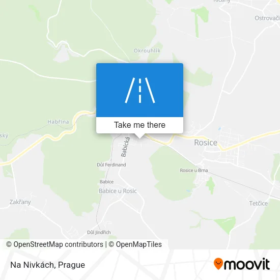 Карта Na Nivkách