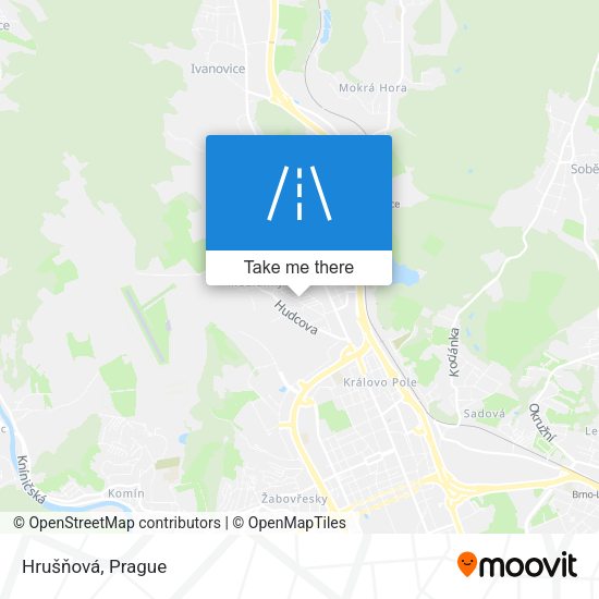 Карта Hrušňová
