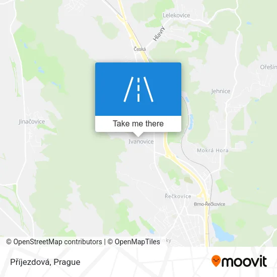 Карта Příjezdová