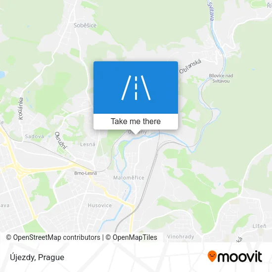Карта Újezdy