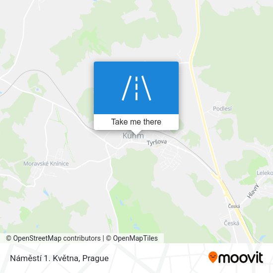 Náměstí 1. Května map