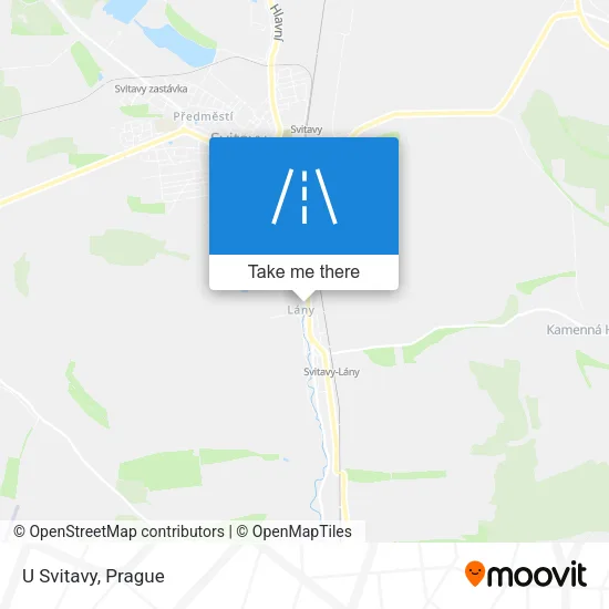 Карта U Svitavy