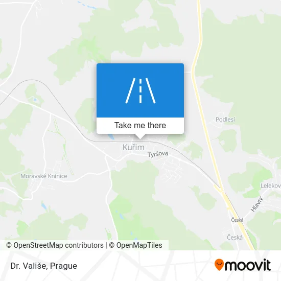 Карта Dr. Vališe