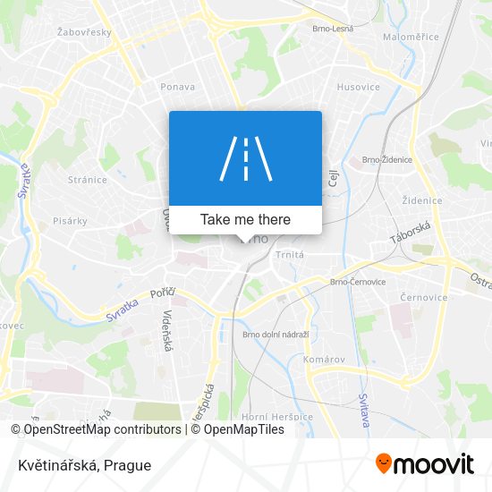 Květinářská map