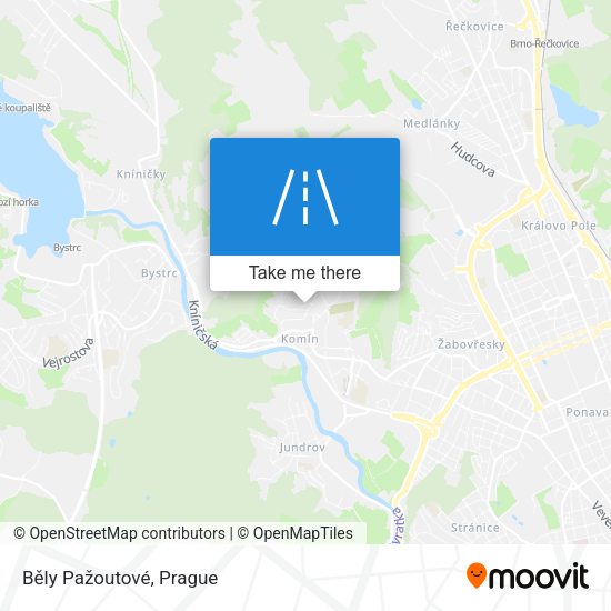 Běly Pažoutové map