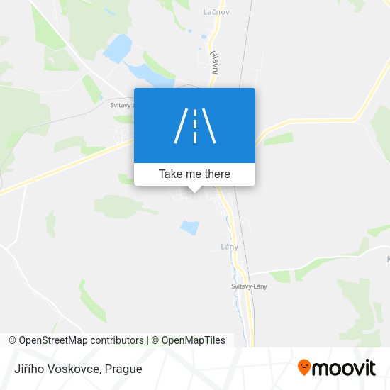 Jiřího Voskovce map