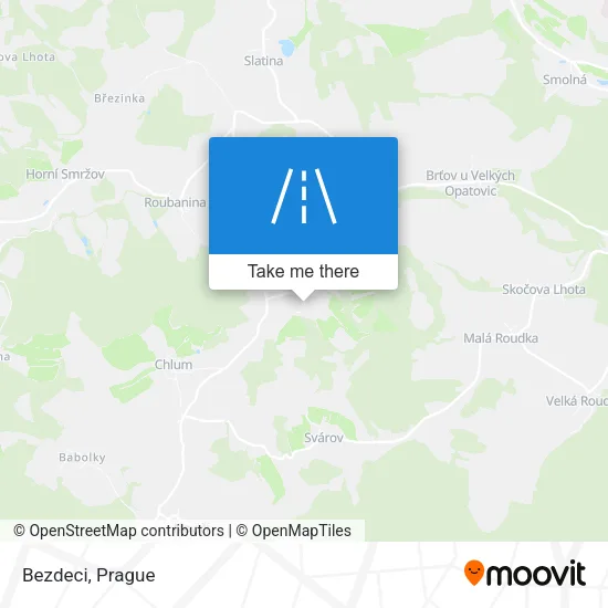 Карта Bezdeci
