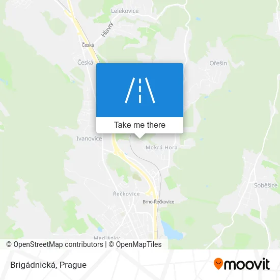 Карта Brigádnická