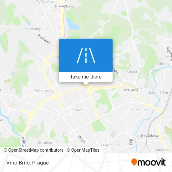Карта Vmo Brno