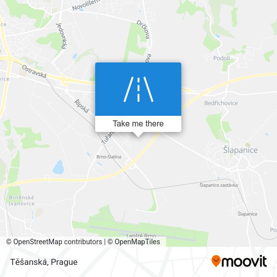Těšanská map