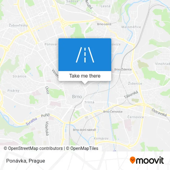 Карта Ponávka