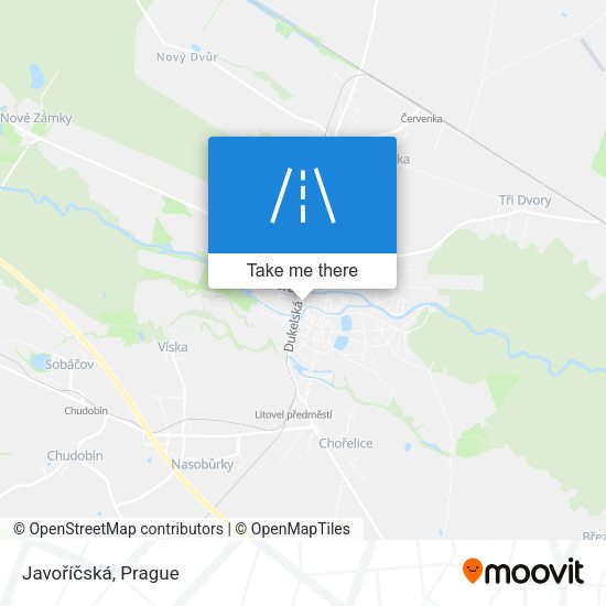 Javoříčská map