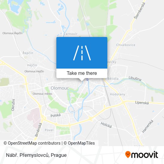 Nábř. Přemyslovců map