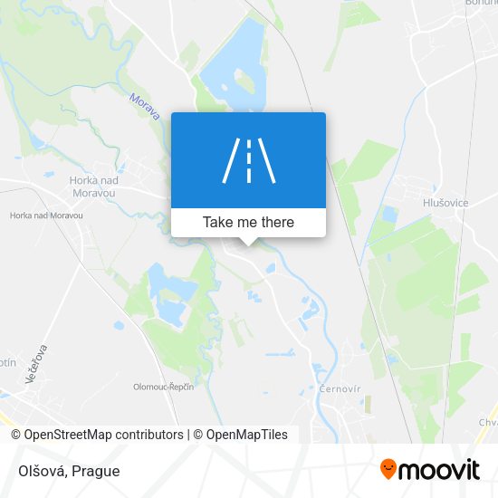 Olšová map