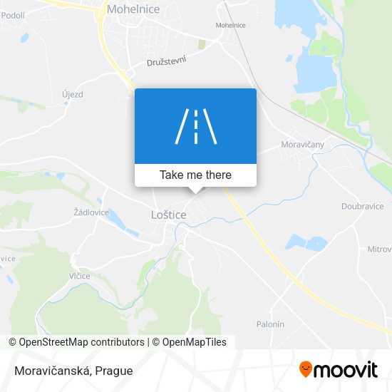 Moravičanská map