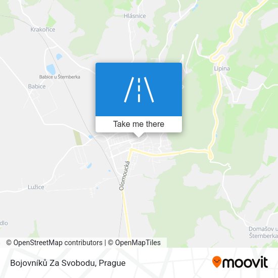 Bojovníků Za Svobodu map