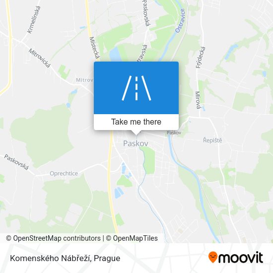 Komenského Nábřeží map