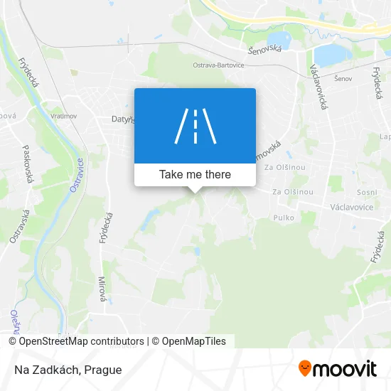 Карта Na Zadkách