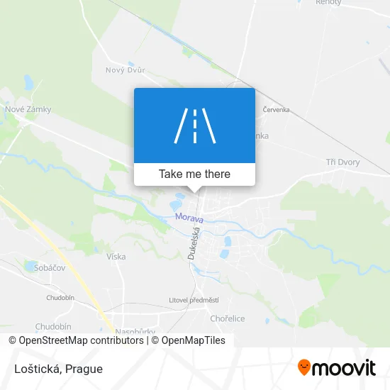 Карта Loštická