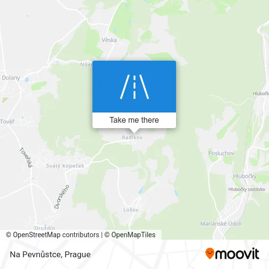 Карта Na Pevnůstce