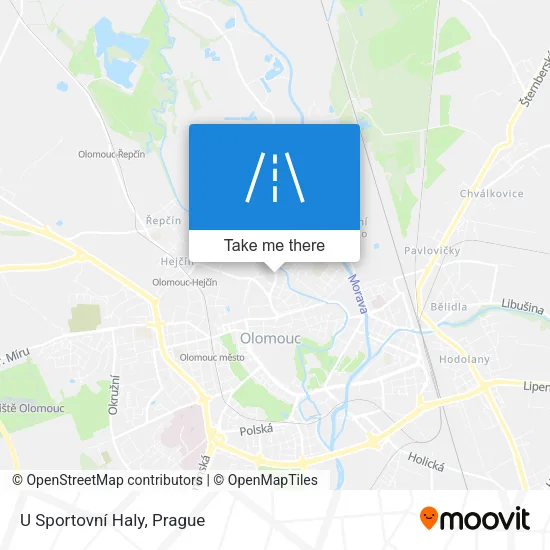 Карта U Sportovní Haly