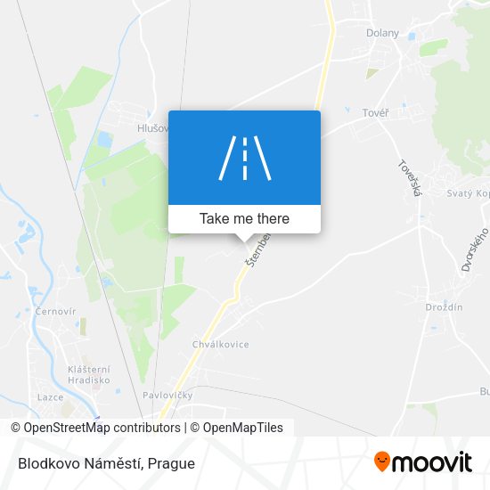 Blodkovo Náměstí map