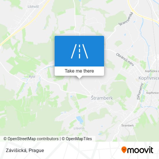 Závišická map