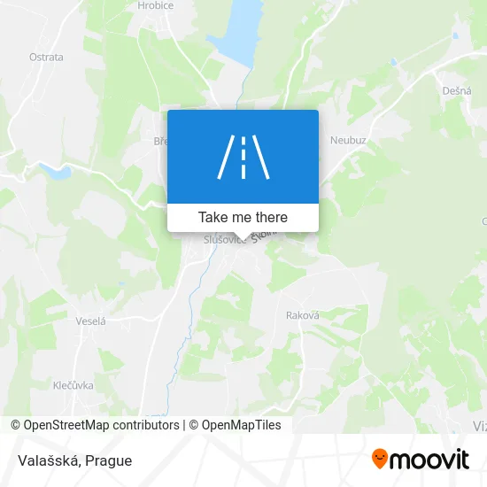 Карта Valašská