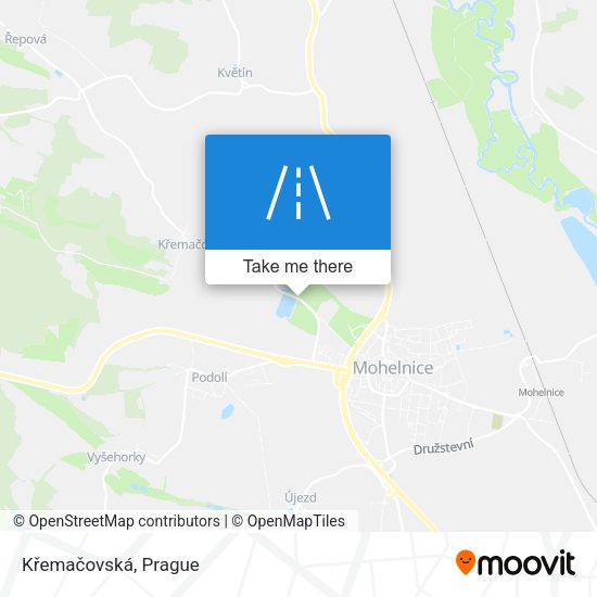 Křemačovská map