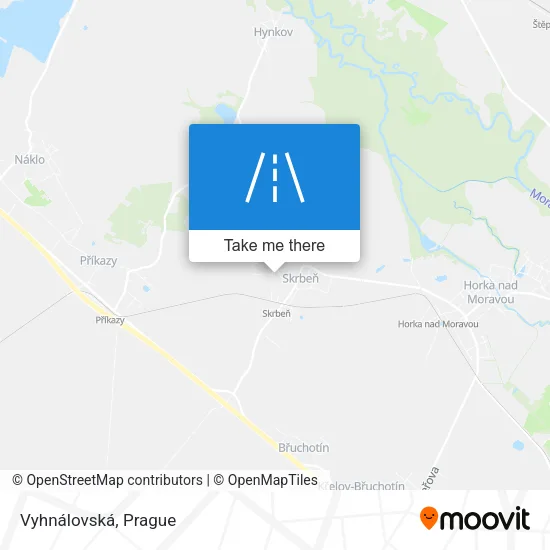 Карта Vyhnálovská