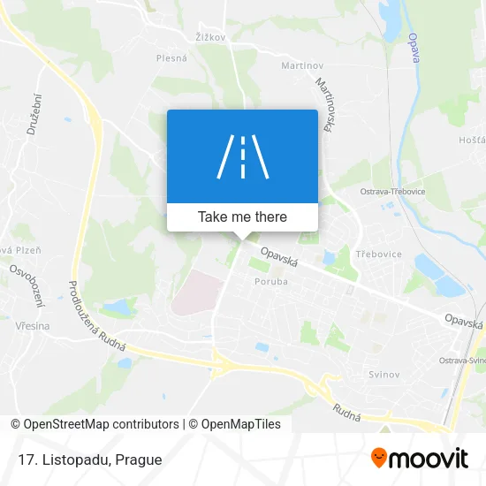 Карта 17. Listopadu