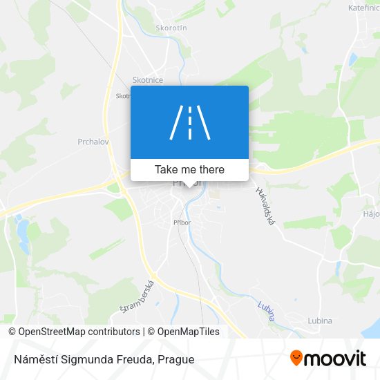 Náměstí Sigmunda Freuda map