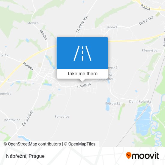 Nábřežní map