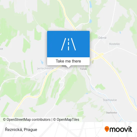 Карта Řeznická