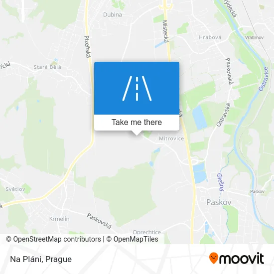 Карта Na Pláni