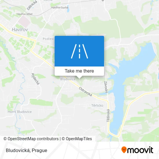 Карта Bludovická