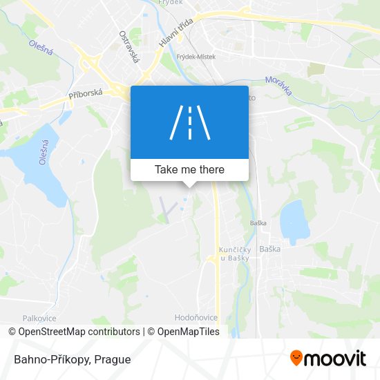 Bahno-Příkopy map