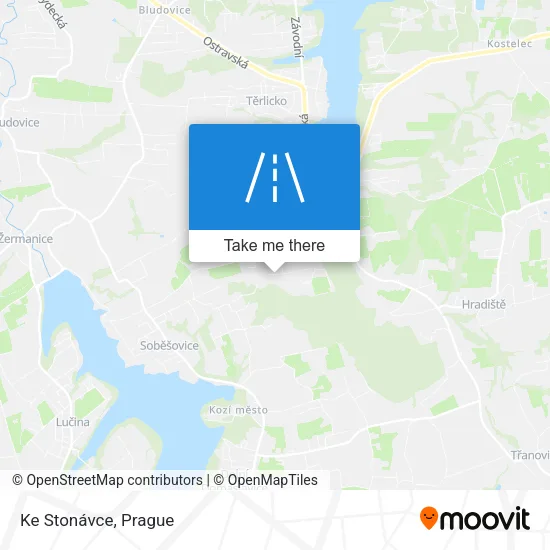Карта Ke Stonávce
