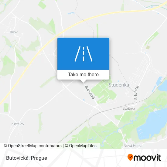 Карта Butovická