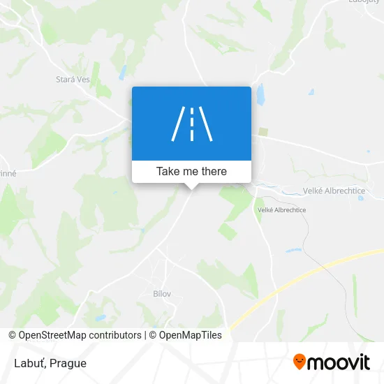 Карта Labuť
