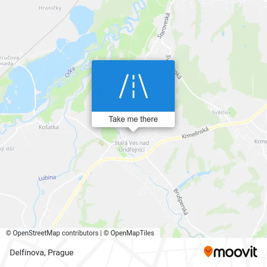 Карта Delfínova