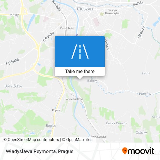 Władysława Reymonta map