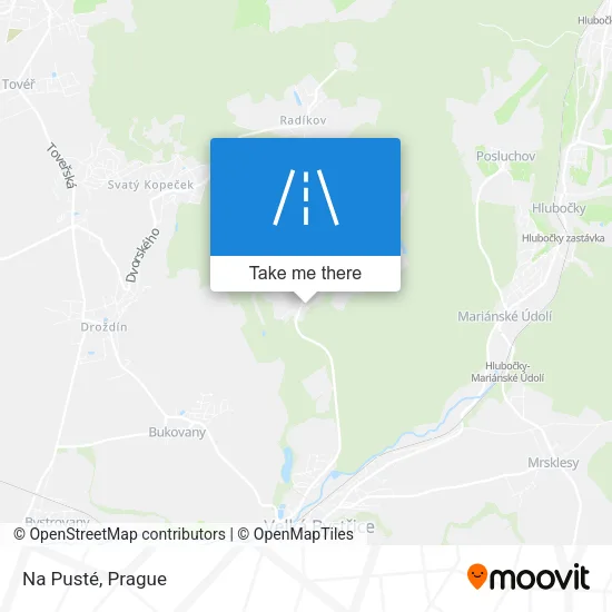 Карта Na Pusté