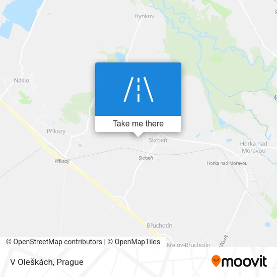 Карта V Oleškách