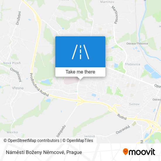Náměstí Boženy Němcové map