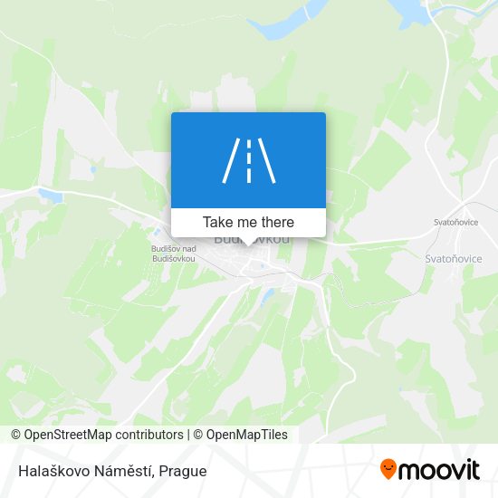 Halaškovo Náměstí map