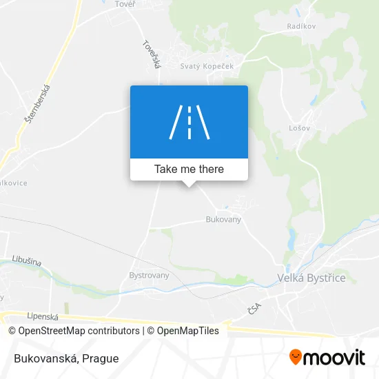 Карта Bukovanská