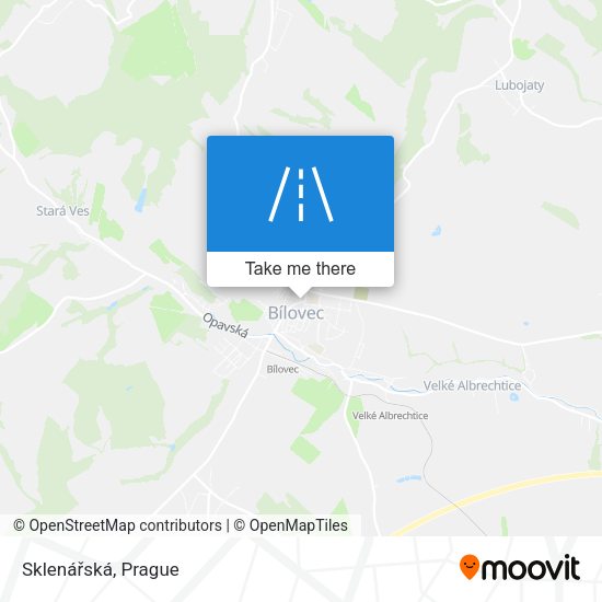 Sklenářská map
