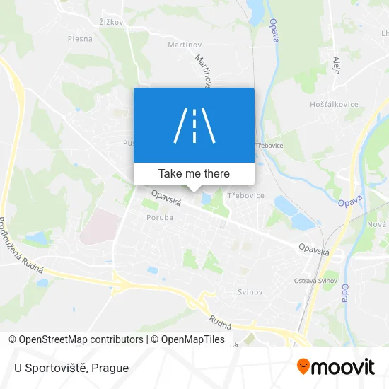 Карта U Sportoviště