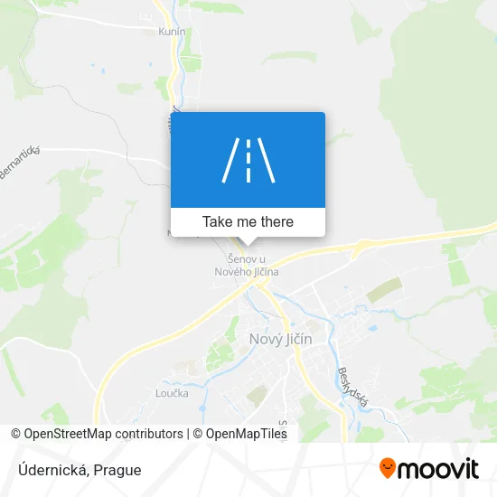 Карта Údernická